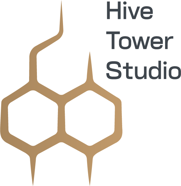 HIVE TOWER STUDIO — logo system