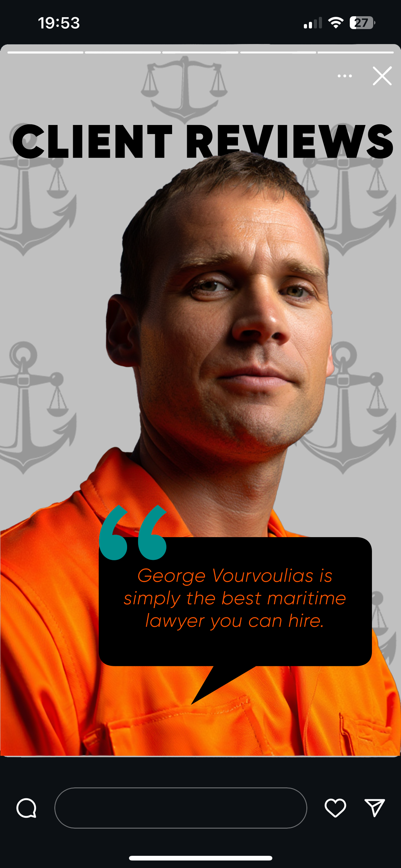 MARITIME INJURY LAW FIRM — social campaign